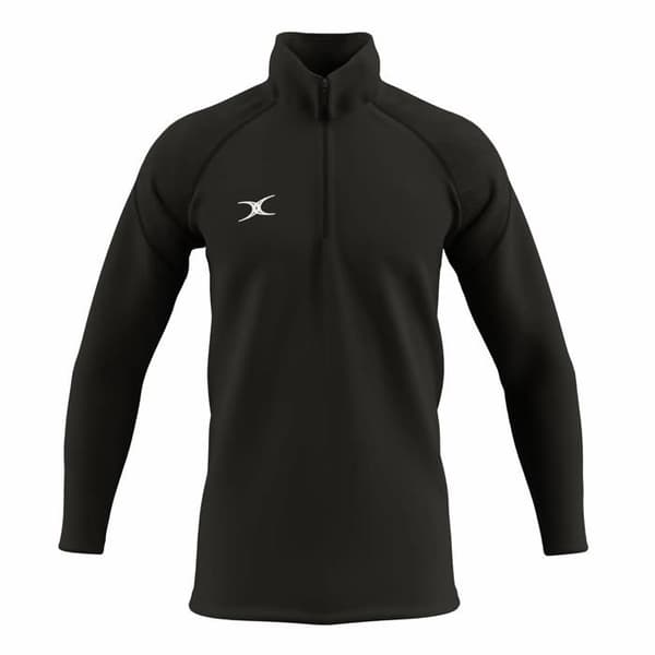 Polaire 1/4 zip barn Gilbert GTS - svart