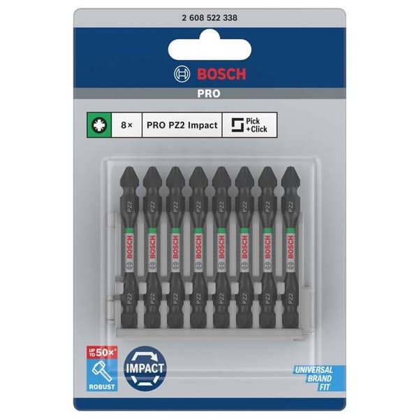 Bosch Tillbehör 2608522338 Set med dubbelsidiga bits 8 delar