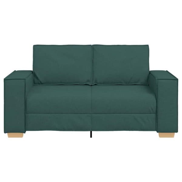 Grön 2-sits soffa 120 cm Tyg