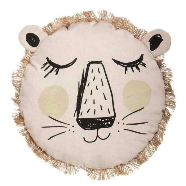 Barnkudde lejon D44cm - Atmosphera Inredningsdesigner