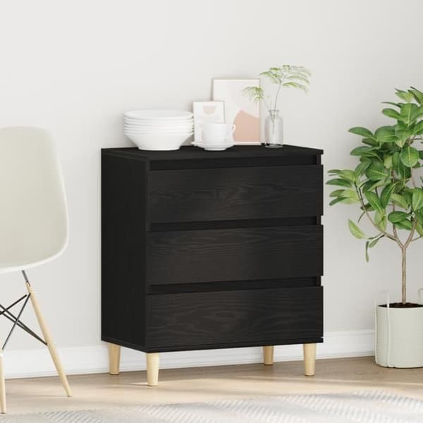 Buffé Noir Ek 60x35x70 cm Ingenjörsträ