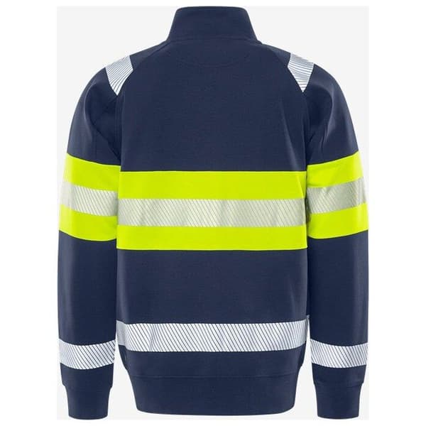 Högsynlig zip-up träningsjacka Fristads 7531 GKC