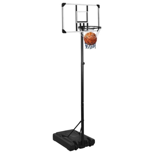 vidaXL Basketställ Transparent 235-305 cm Polykarbonat 93654