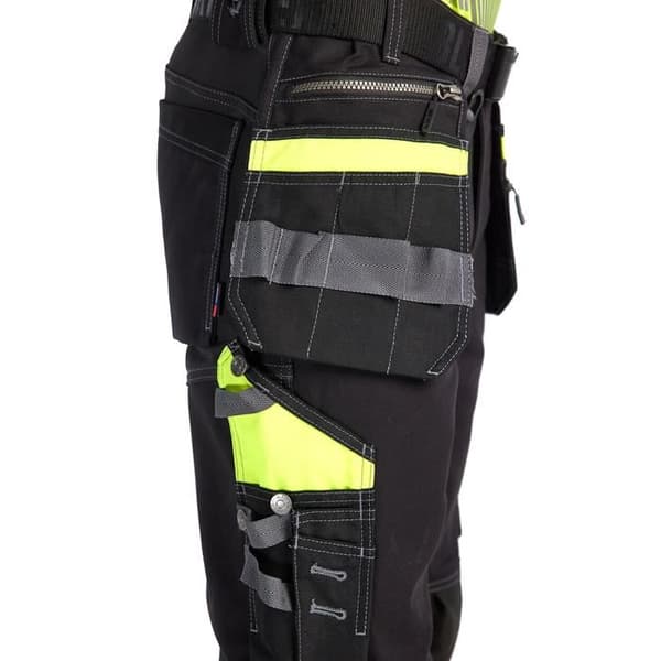 Blaklader stretch arbetsbyxor med hög synlighet