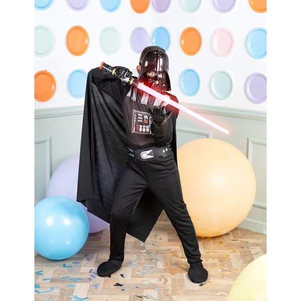 Klassisk Darth Vader Star Wars-dräkt - Tonåring - 150 till 162 cm - Polyester - 4 delar