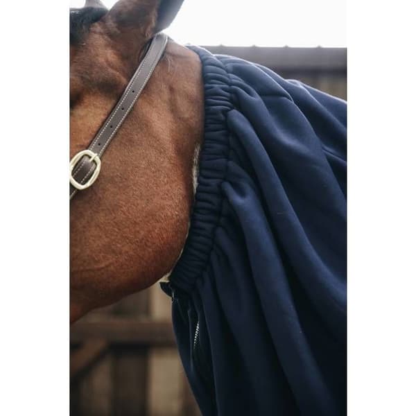 Kentucky Cooler Fleece hästhalsduk - marinblå - Hel