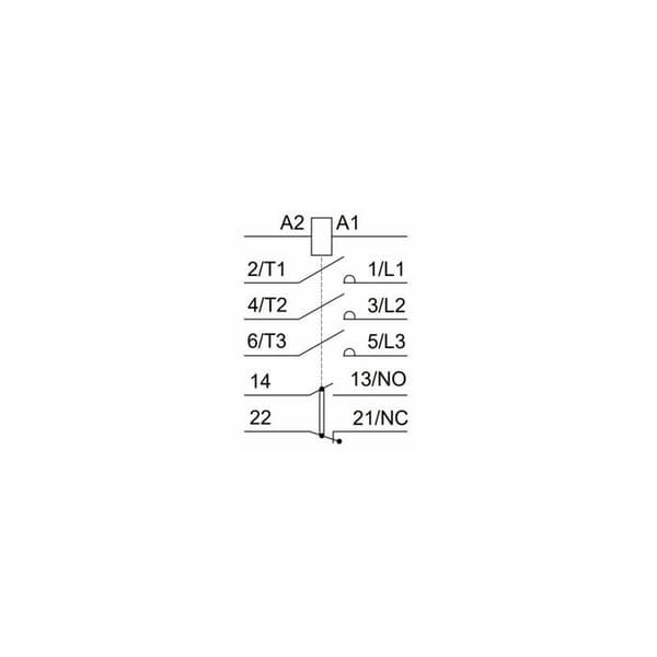 Kontaktor LC1D 3P AC3 440V 9A spole 400Vac