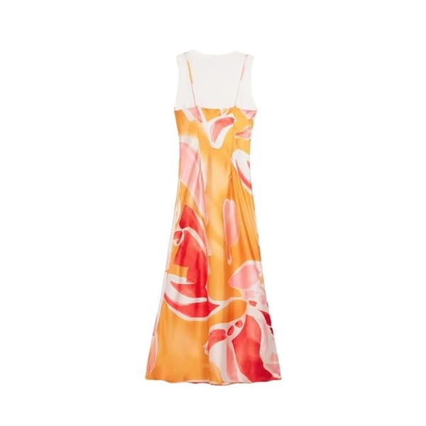 Kvinna Klänning Desigual Wave - orange