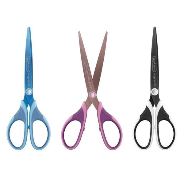 Rak klippsax - HERLITZ - MY.PEN - Svart, Vit - Universal - 18 cm