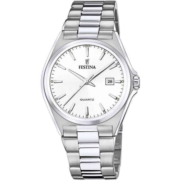 Klocka - Festina - Metallarmband - Metallfärg - Typ: Klocka