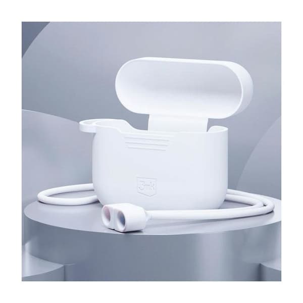 Siliconfodral för AirPods Pro 3MK med svart karbinhake