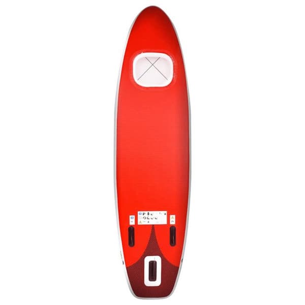vidaXL Uppblåsbart SUP Board Set Röd 360x81x10 cm