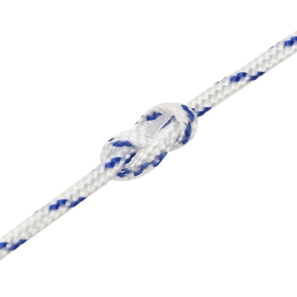 152265 vidaXL Båtkabel Vit 2 mm 50 m Polypropylen