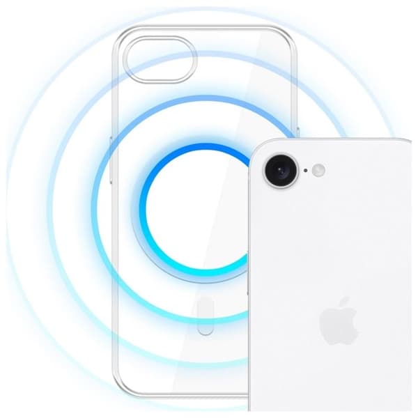 Transparent MagSafe-skal 3MK för iPhone 16e
