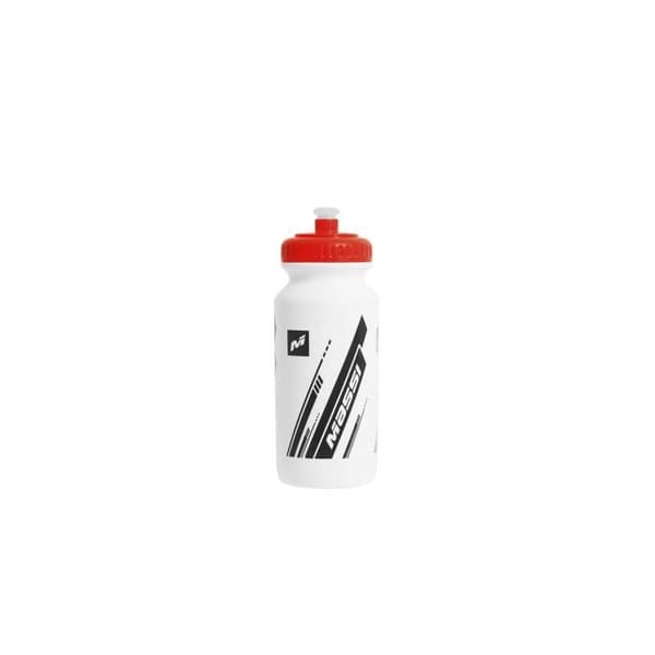 Massi 500cc flaska - transparent vit/röd - 500 ml