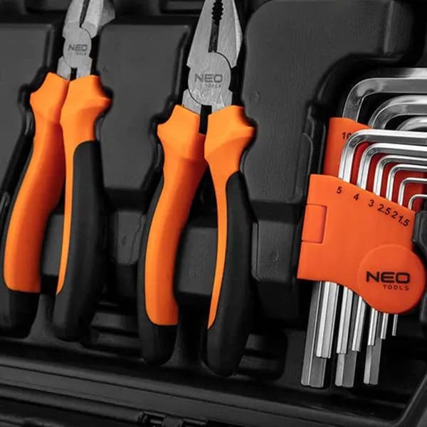 NEO TOOLS 60-delad verktygssatslåda - 10-200