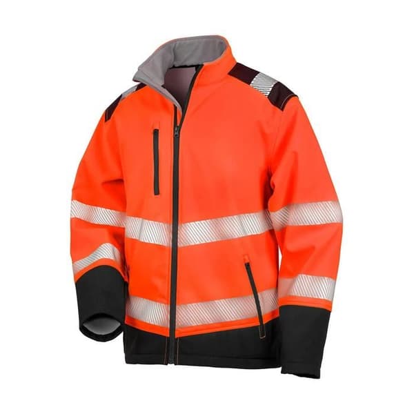 Result Printable Ripstop Säkerhetsjacka - fluorescerande orange/svart