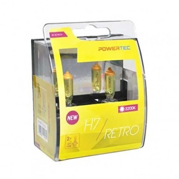 Ampull - M-Tech - PTZRT7-DUO - H7 - 12V 55W - 3200K Guld Retro
