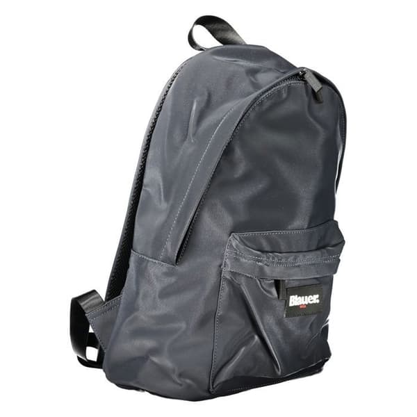 Blå polyester ryggsäck Blauer