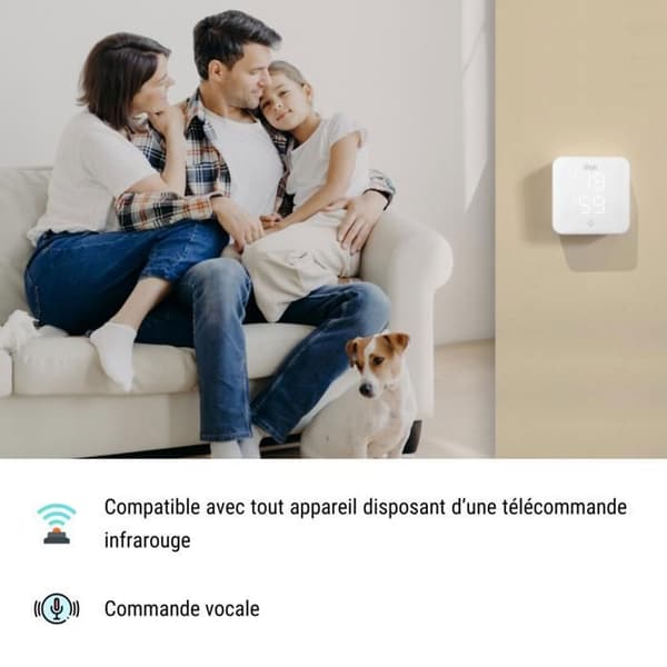 Wi-Fi-termostat för värmepumpar och luftkonditioneringar