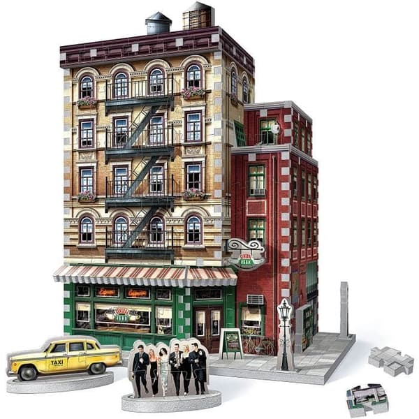 Wrebbit 3D Central Perk Cafe (440st) Vänner:, Flerfärgad