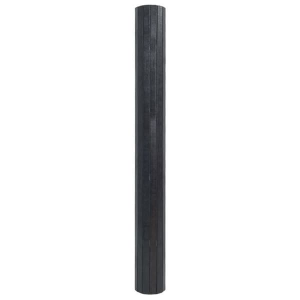 vidaXL Rektangulär matta grå 70x100 cm bambu 376742