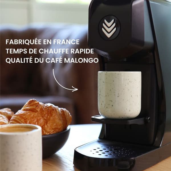 Malongo kaffekapselmaskin modell eoh - Blank svart