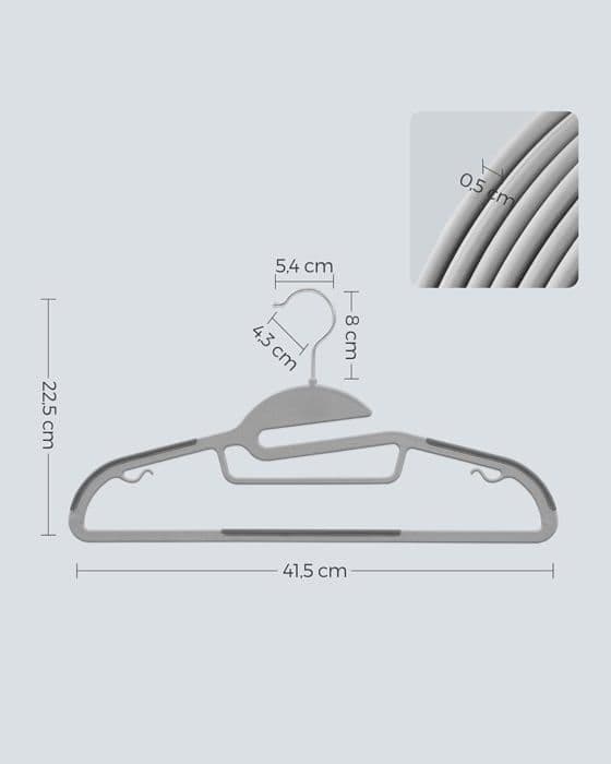 Plastkrokar 20 stycken - CRP41G