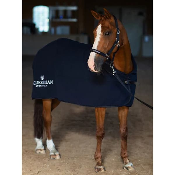 Täckning för häst Equestrian Stockholm Modern Tech - Blå - 125 cm