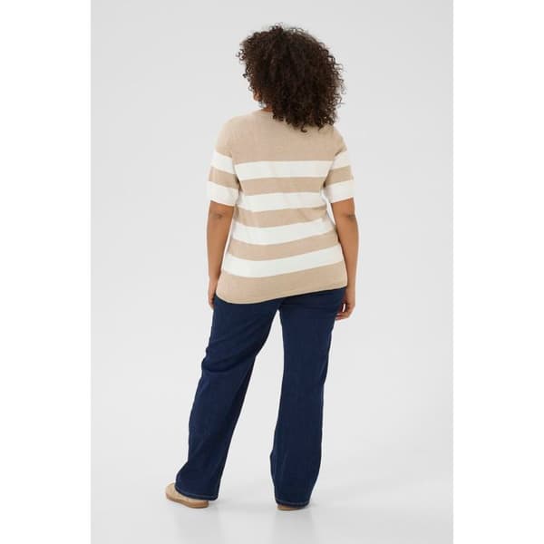 T-shirt randig dam KAFFE Curve Lizzy