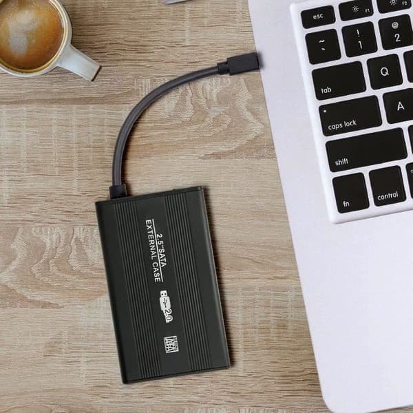 Qoltec Extern hårddiskfodral HDD SSD 2.5 SATA3, USB2.0 - 5901878518565