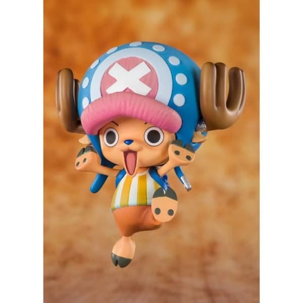 Statyett - BANDAI TAMASHII NATIONS - FiguartsZERO - Sockerbitsälskande Chopper - Ros - 7 cm