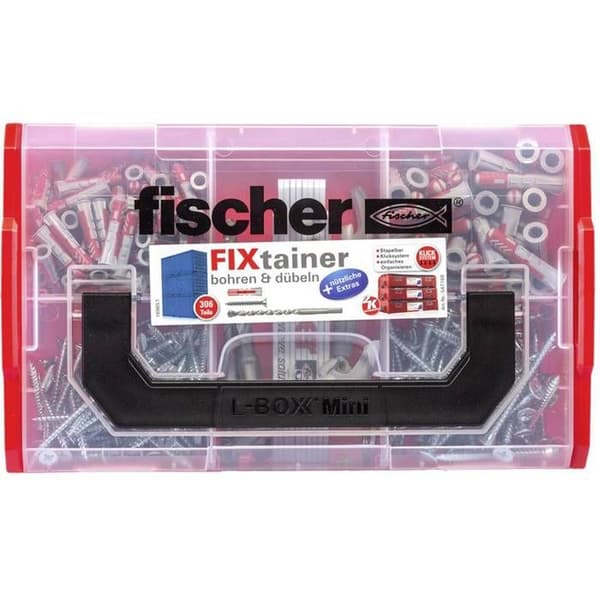 Fischer 547166 FIXtainer Set med plugg 1 st.