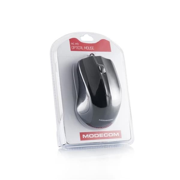 TRABAD MUS 1000DPI SVART MODECOM