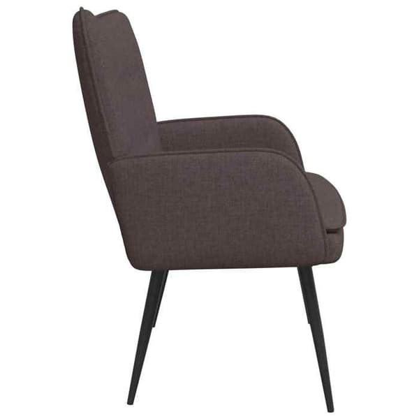Soffa 2 platser Mörkbrun 115 x 61 x 87 cm tyg
