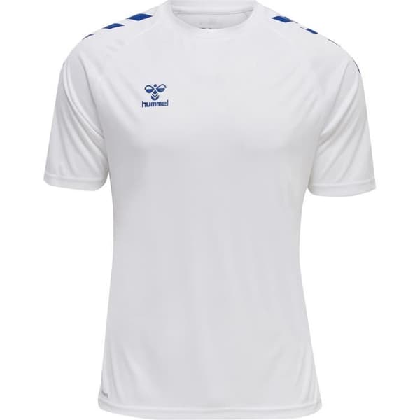 Hummel Core Poly T-shirt - vit/blå - L