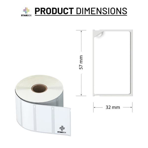 Biljett - sedel Star box - dymo-99012