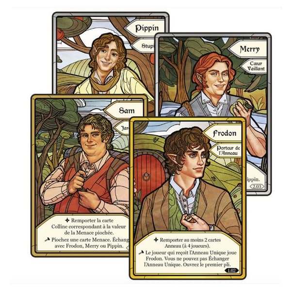 Strategispel Asmodee Sagan om Ringen Samarbetskortspel