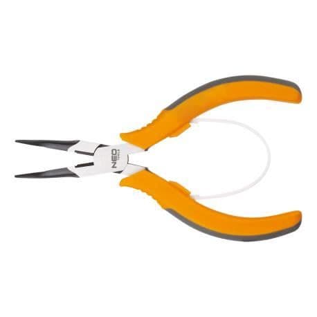 Precisionstång med lång näbb - NEO TOOLS - 01-103 - 140 mm - Klippta käftar i 45° - Nylonfjäder