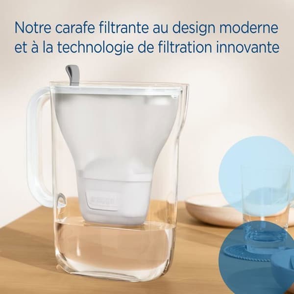 Filtreringskaraff - BRITA - Style - 2,5 L - Blå - MAXTRA PRO patron