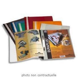 DURAPLUS anpassningsbar lamellmapp - DURABLE - Presentationsmapp - Svart - DURAPLUS