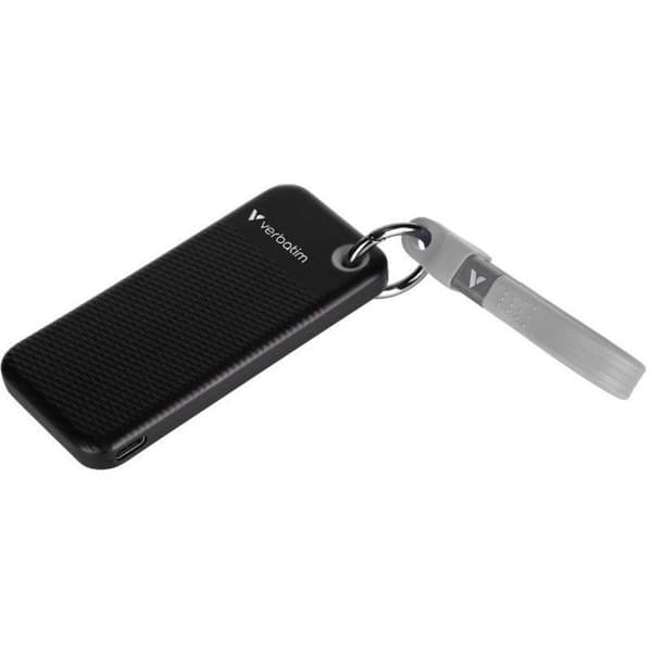 Extern SSD - VERBATIM - Pocket - 1 To - Svart / Grå