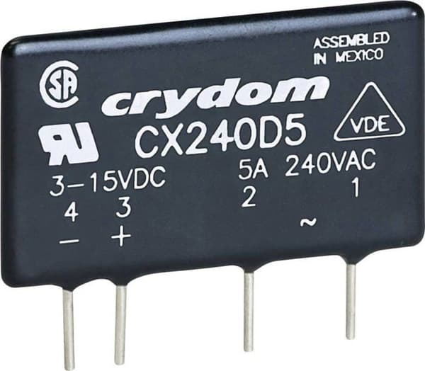 Crydom - CXE240D5-BPSFA1613828 - Halbleiterrelä CXE240D5 Last-Strom (max.): 5A Switching (max.): 280 V/AC 1St.
