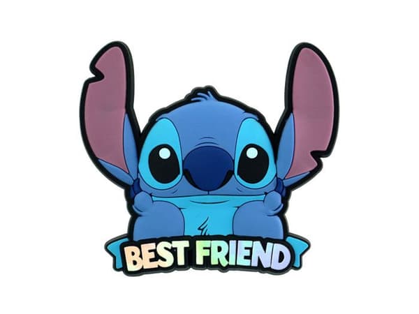 Magnet - MONOGRAM - DISNEY - Stitch - 6 cm - Under officiell licens
