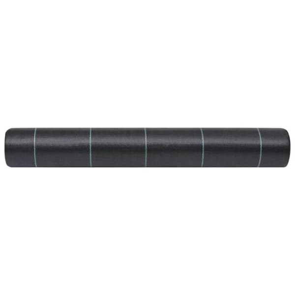 vidaXL Mulchduk Svart 2x10 m PP