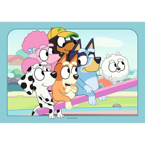 Pussel 2 x 12 bitar: Ha kul med Bluey