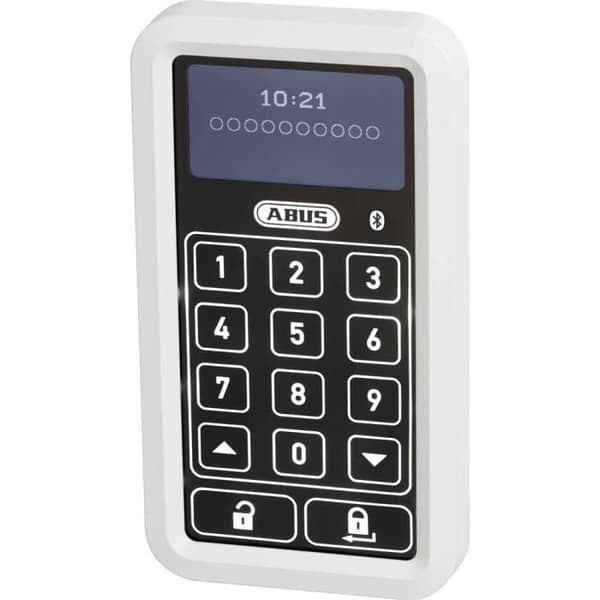 Främre digitalt kodlås - ABUS - ABHT10134 - Bluetooth - Vit