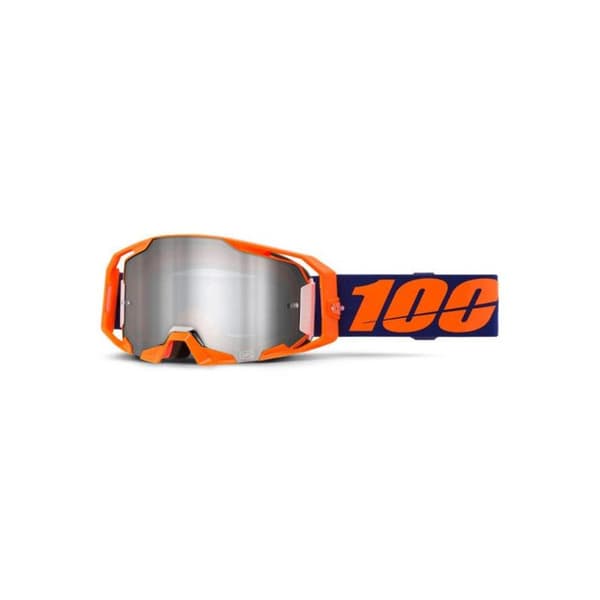 Masque ARMATIC Orange Fluo, Spegel Silver