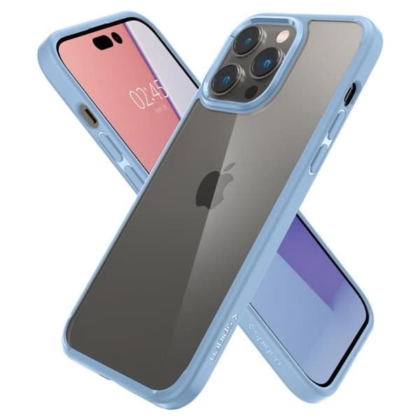 Coque - SPIGEN - iPhone 14 Pro - Blå - Designskydd - Hård