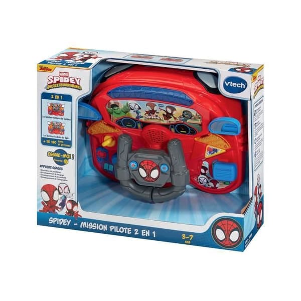 VTECH - SPIDEY - UPPDRAG PILOT 2 I 1 - Flerfärgad